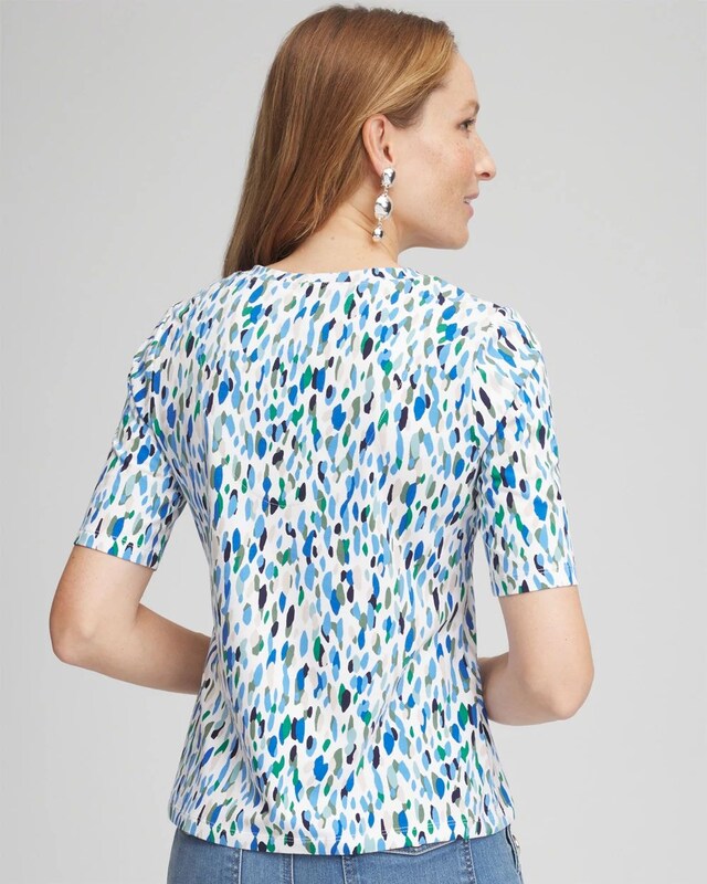 Cotton V-Neck Tee - image 3